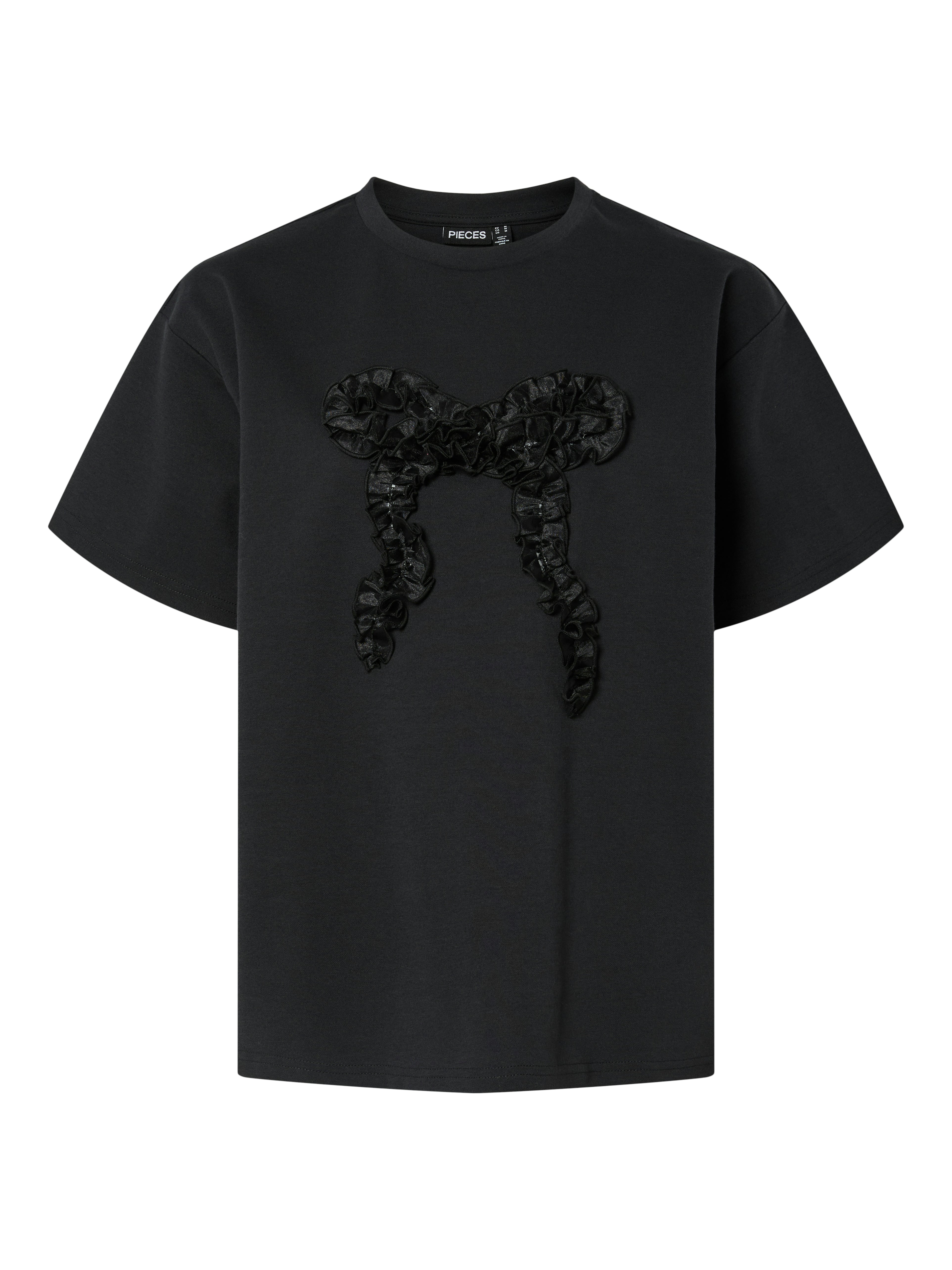 Bella Bow T-Shirt (Black)