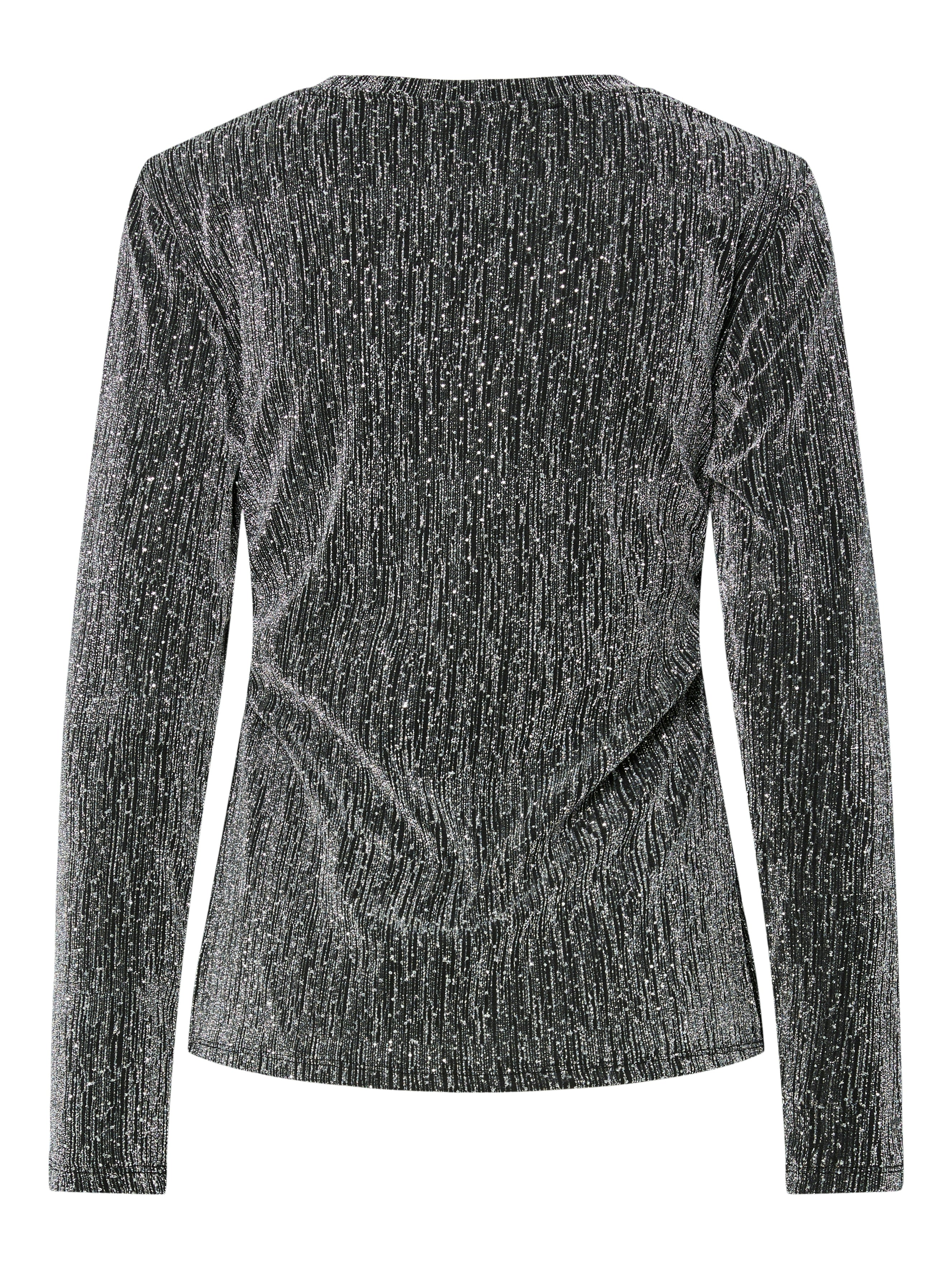 Macey Top (Black/Silver)