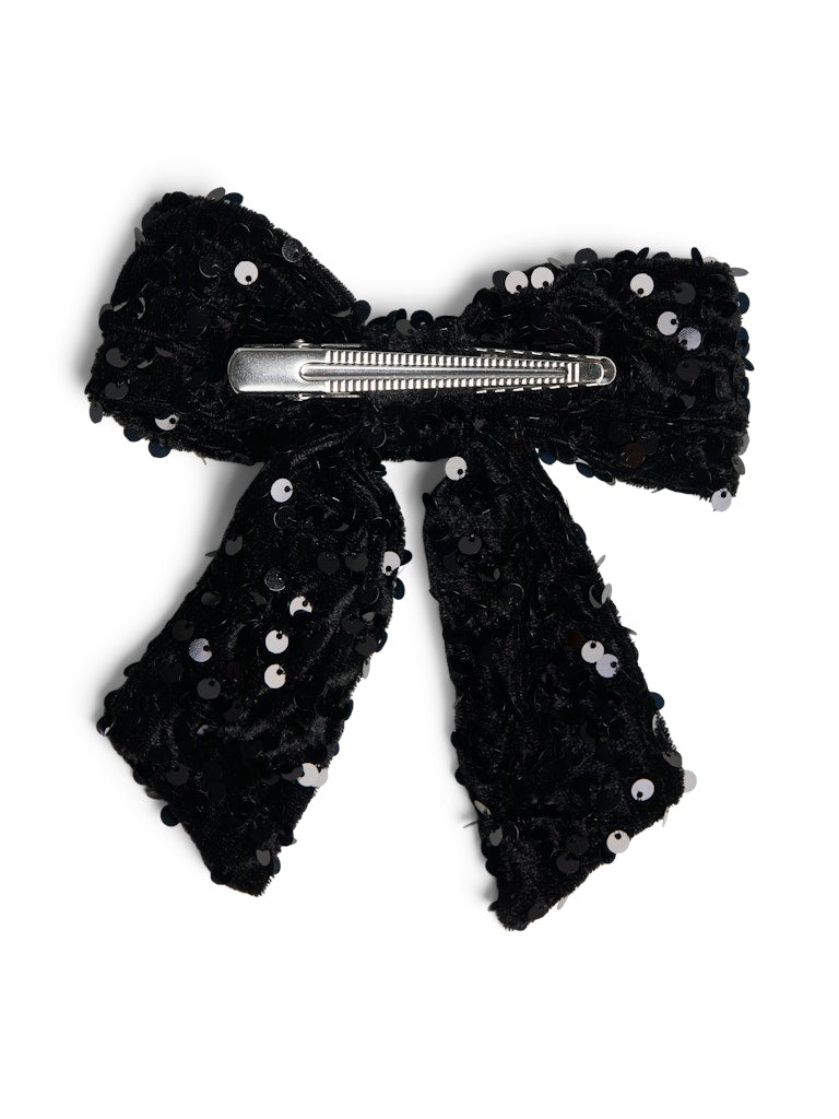 Lara Bow Hairclip (Black)
