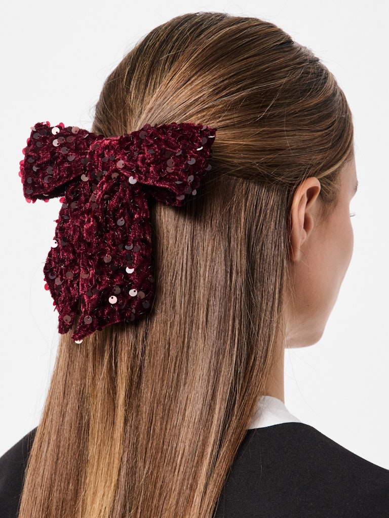Lara Bow Hairclip (Tawny Port)