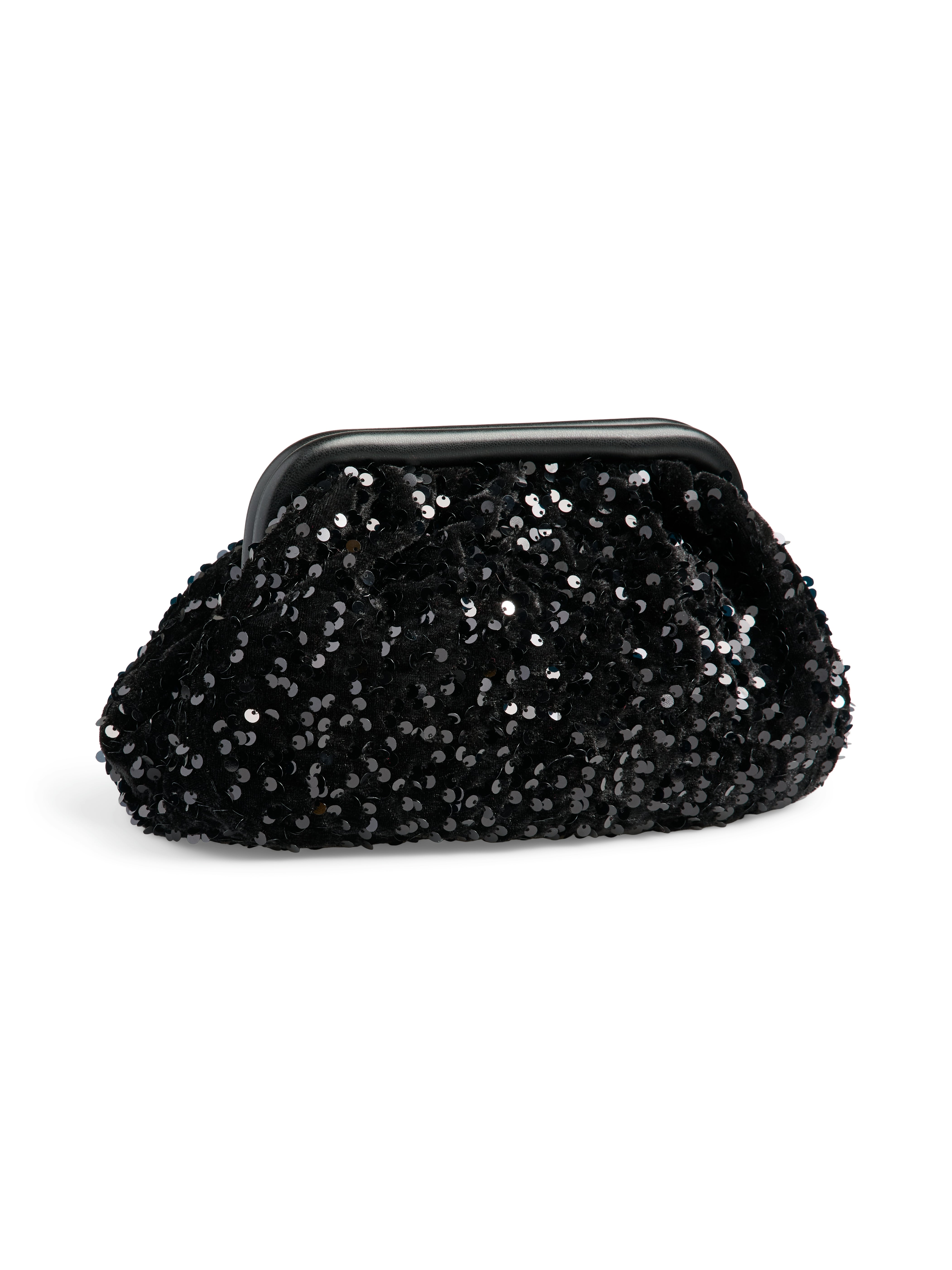 Kimme Sequin Clutch (Black)