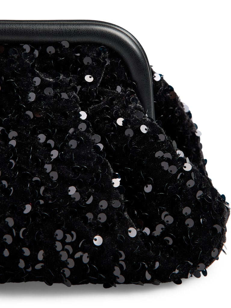 Kimme Sequin Clutch (Black)