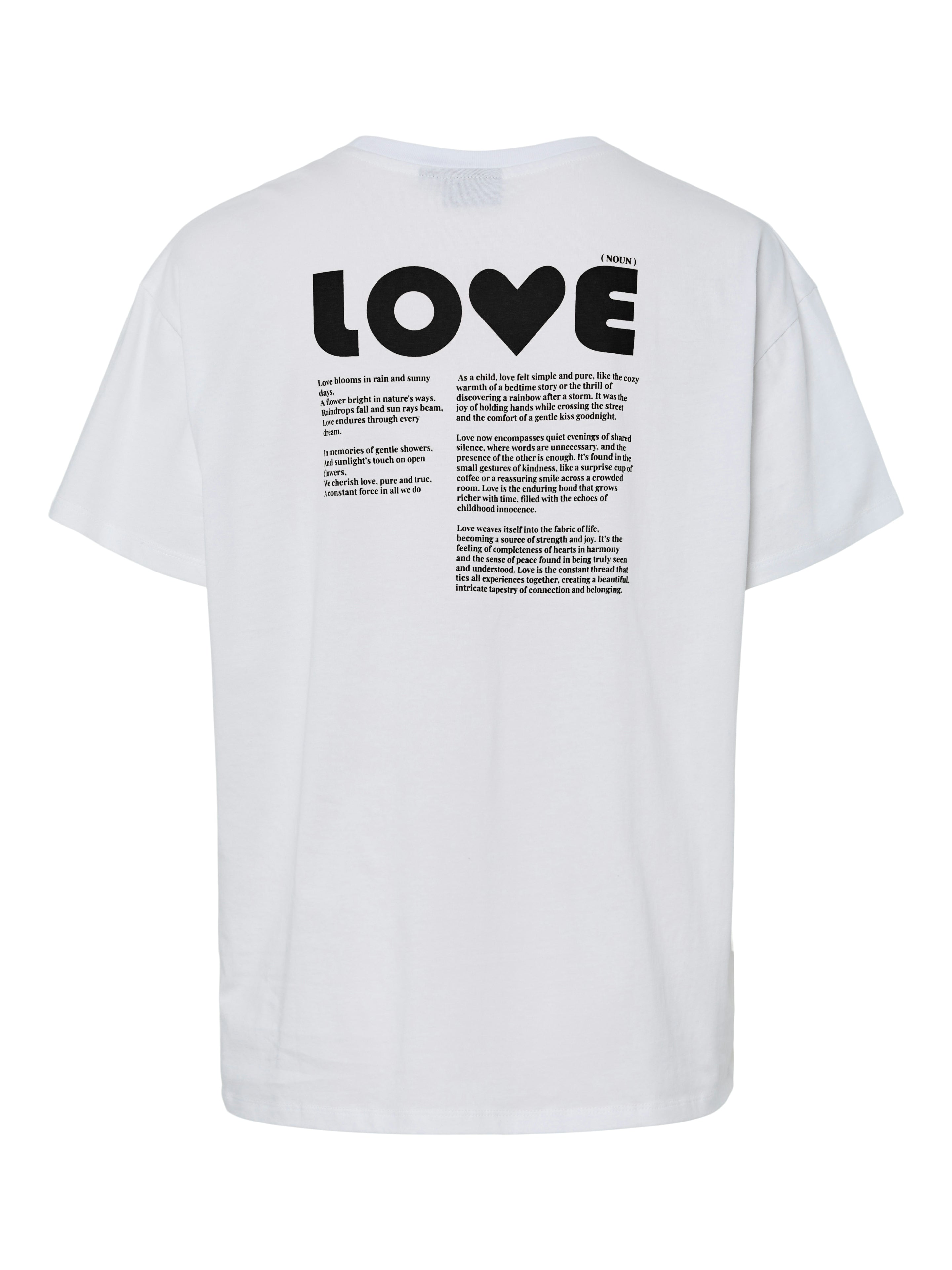 Love T-Shirt (Black/Bright White)