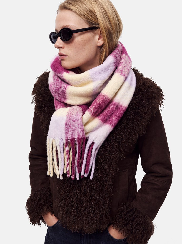 Ava Scarf (Pastel Lilac/Square)