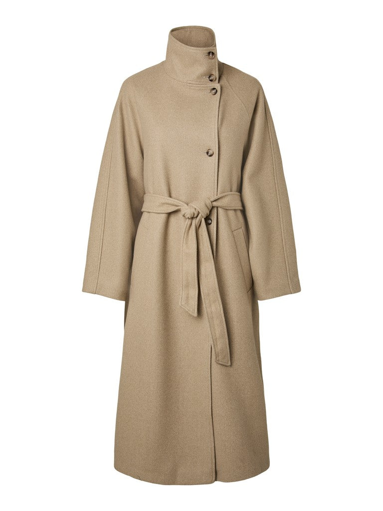 Anneline Coat (Greige/Melange)