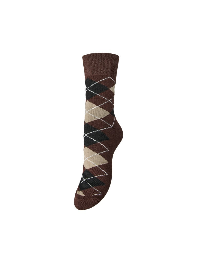 Callie Socks (Hot Fudge/Greige)