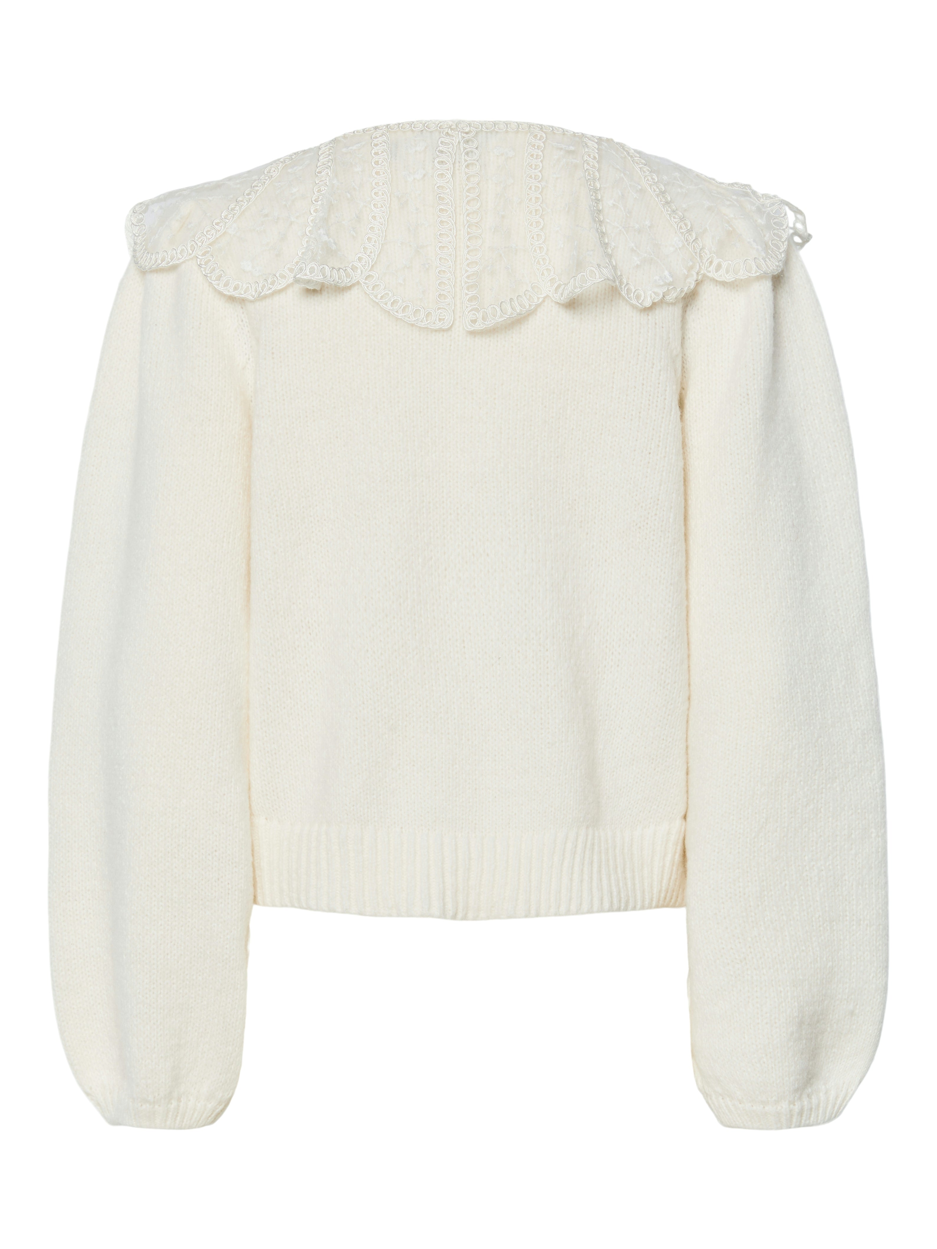 Abby Knit Cardigan (Cloud Dancer)