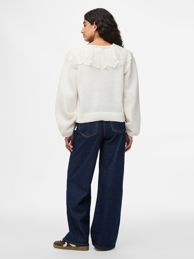 Abby Knit Cardigan (Cloud Dancer)