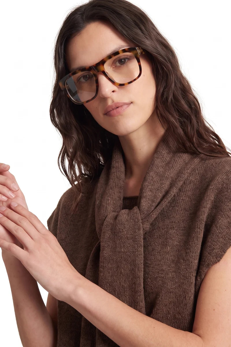 Maree Scarf Jumper (Brown)