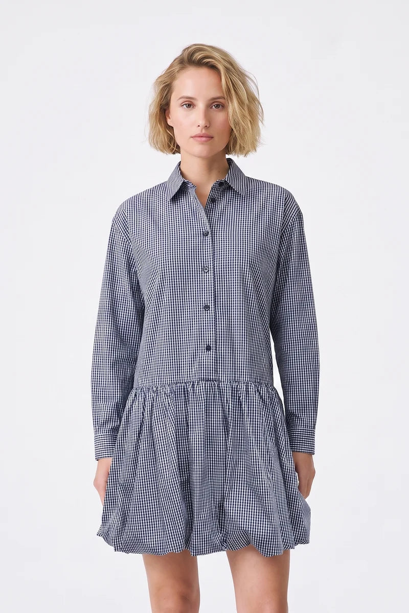 Arerie Dress (Navy/White)