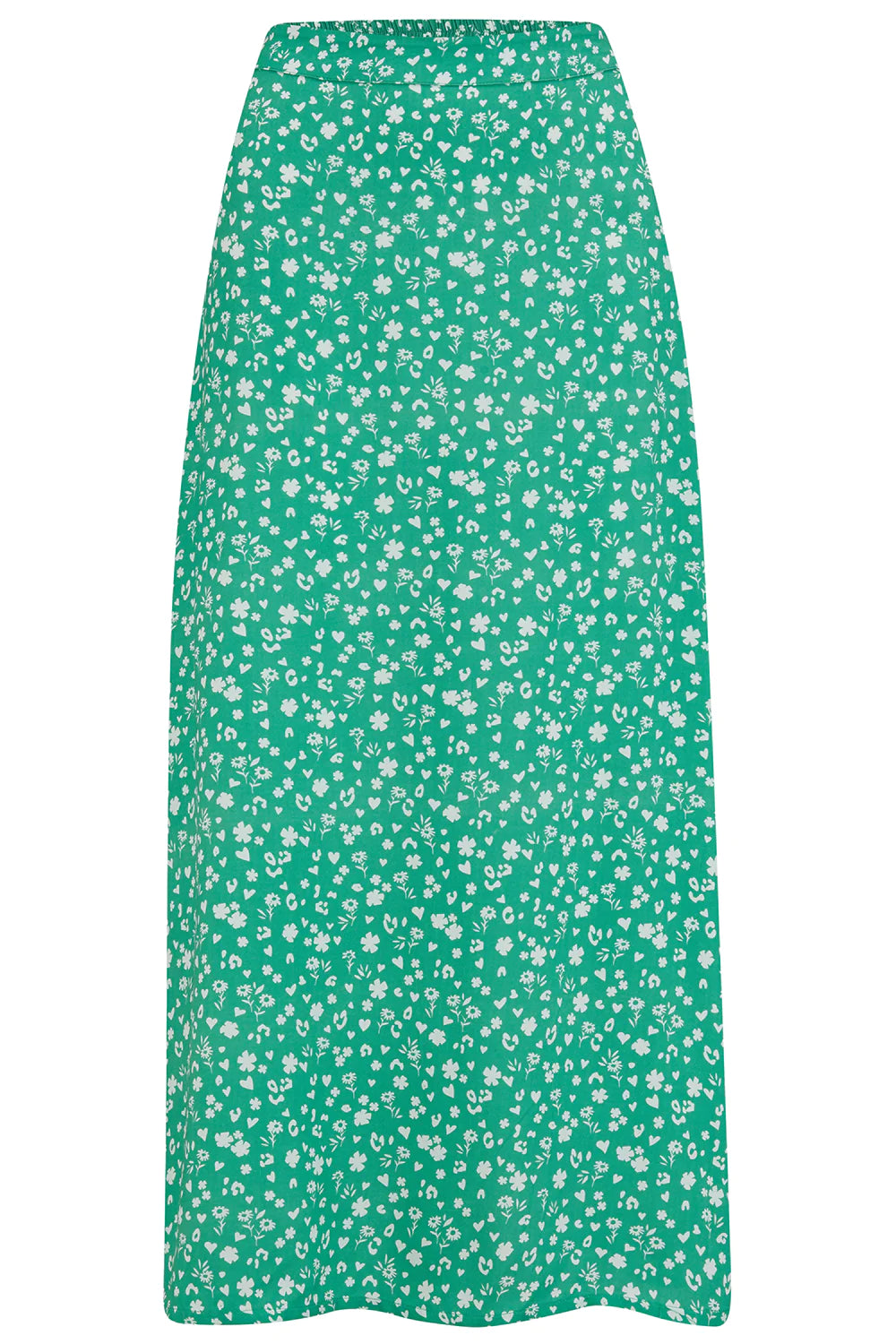 Zora Skirt (Green Scatter Print)