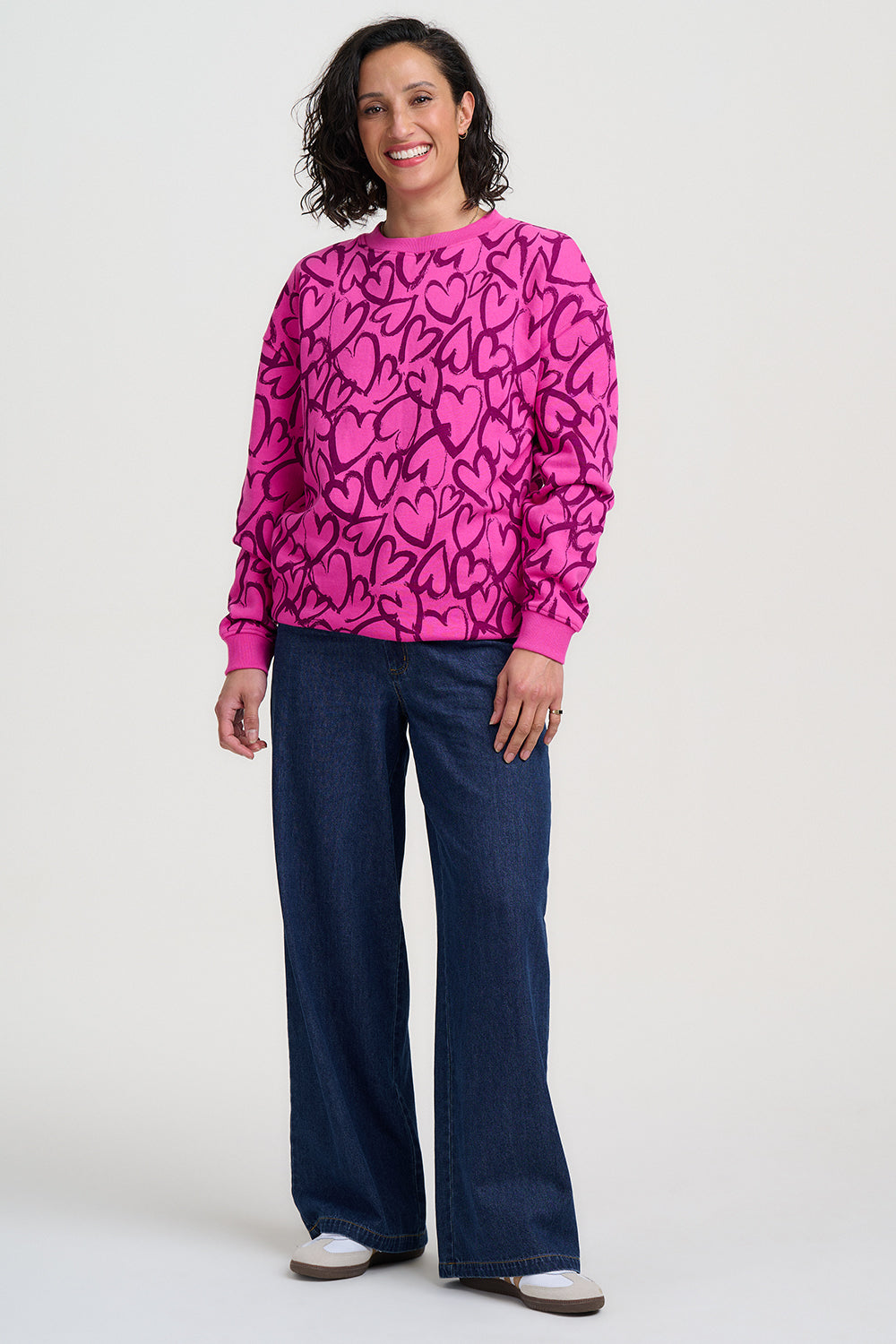Eadie Sweatshirt (Magenta)
