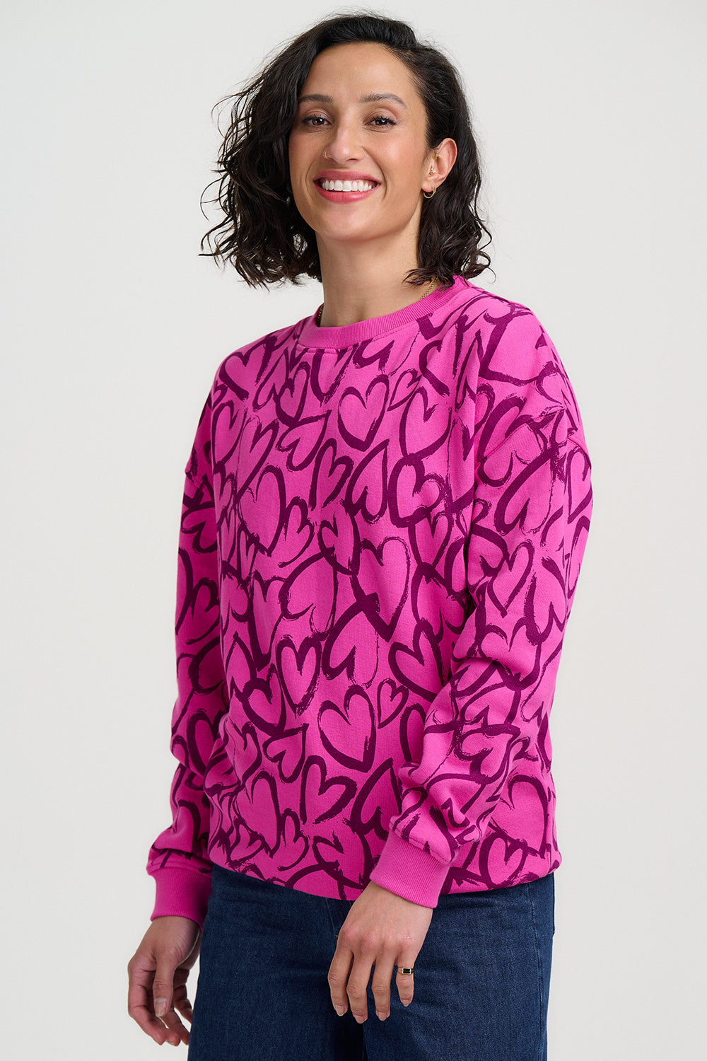 Eadie Sweatshirt (Magenta)