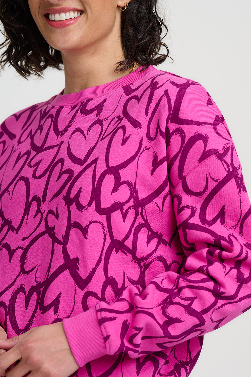 Eadie Sweatshirt (Magenta)