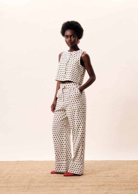 Nautilus Waistcoat Top (Cream)