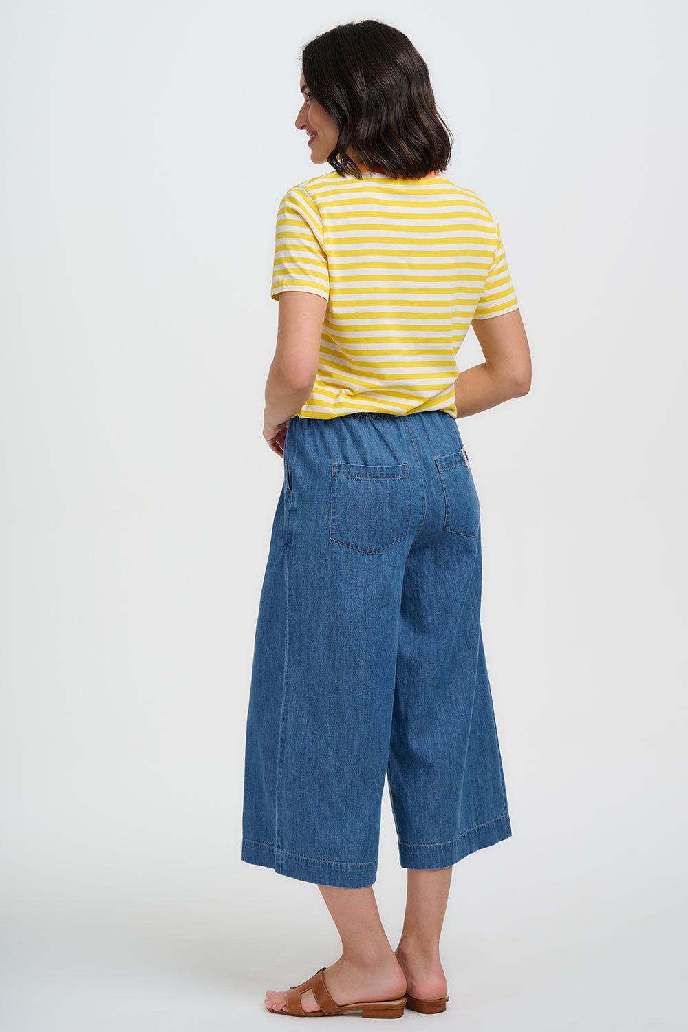 Maggie T-Shirt (Yellow/Off White)