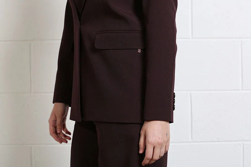 Tabitha Blazer (Aubergine)
