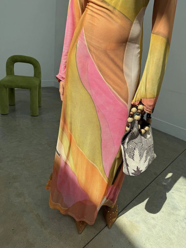 Abstract Aria Dress (Multi)