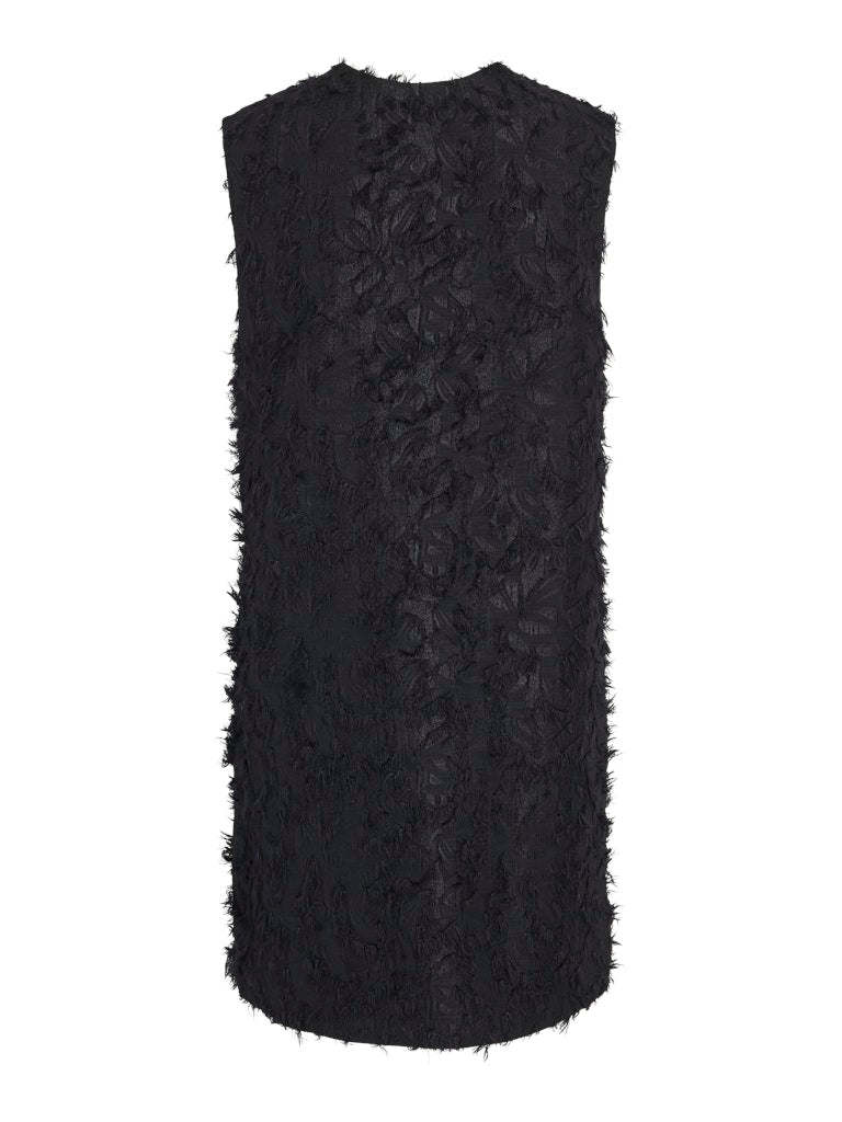 Wilma Sleeveless Mini Dress (Black Beauty)