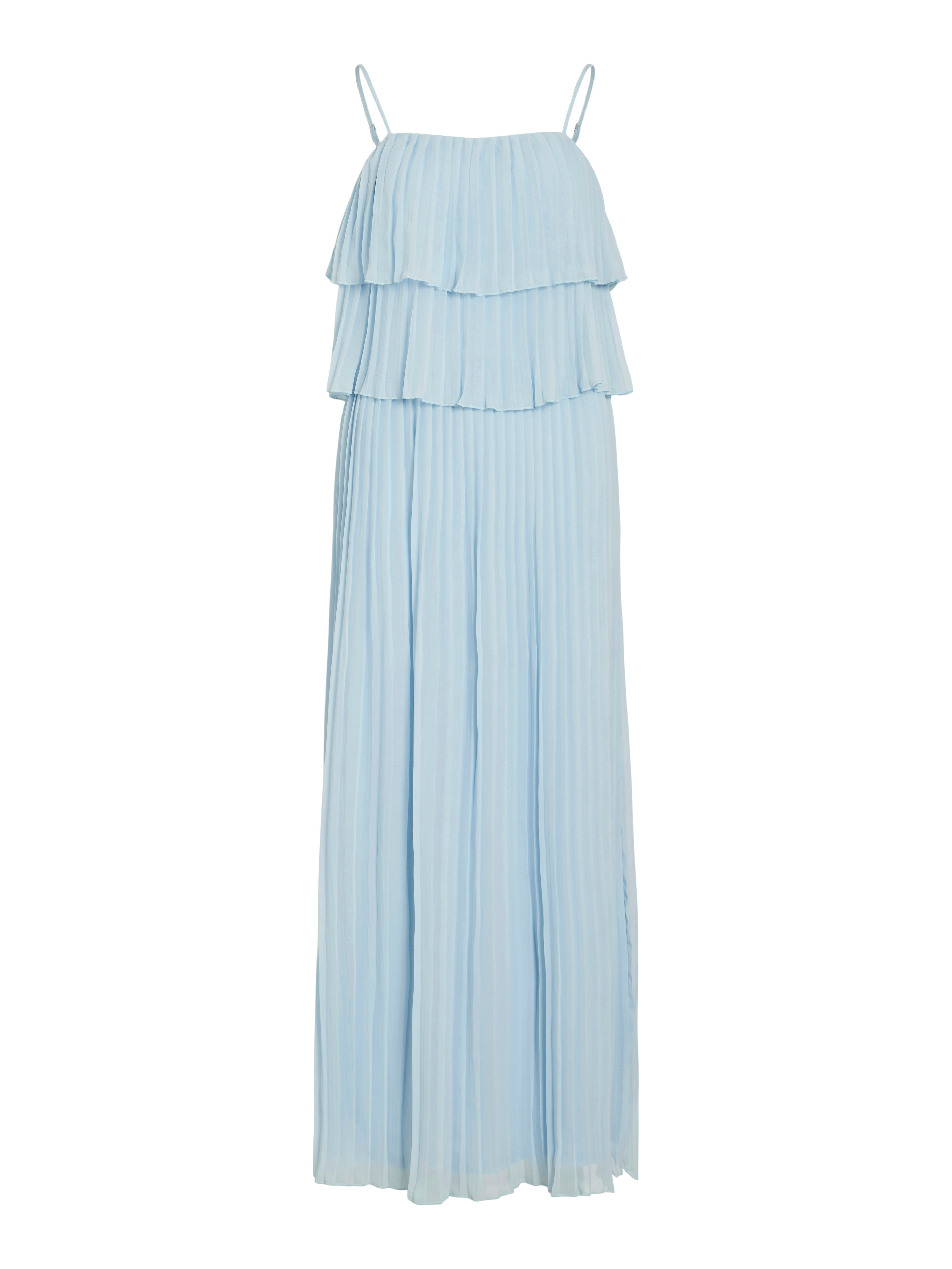 Vicki Pleat Maxi Dress (Nantucket Breeze)