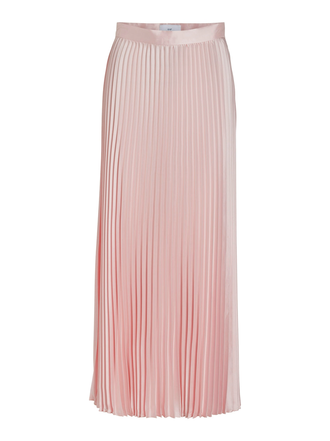 Plaza Plisse Long Skirt (Silver Pink)