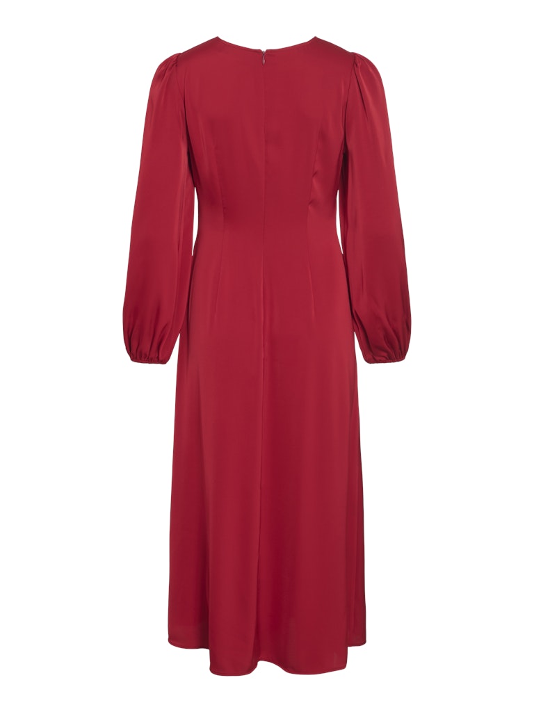 Claudene Midi Dress (Racing Red)