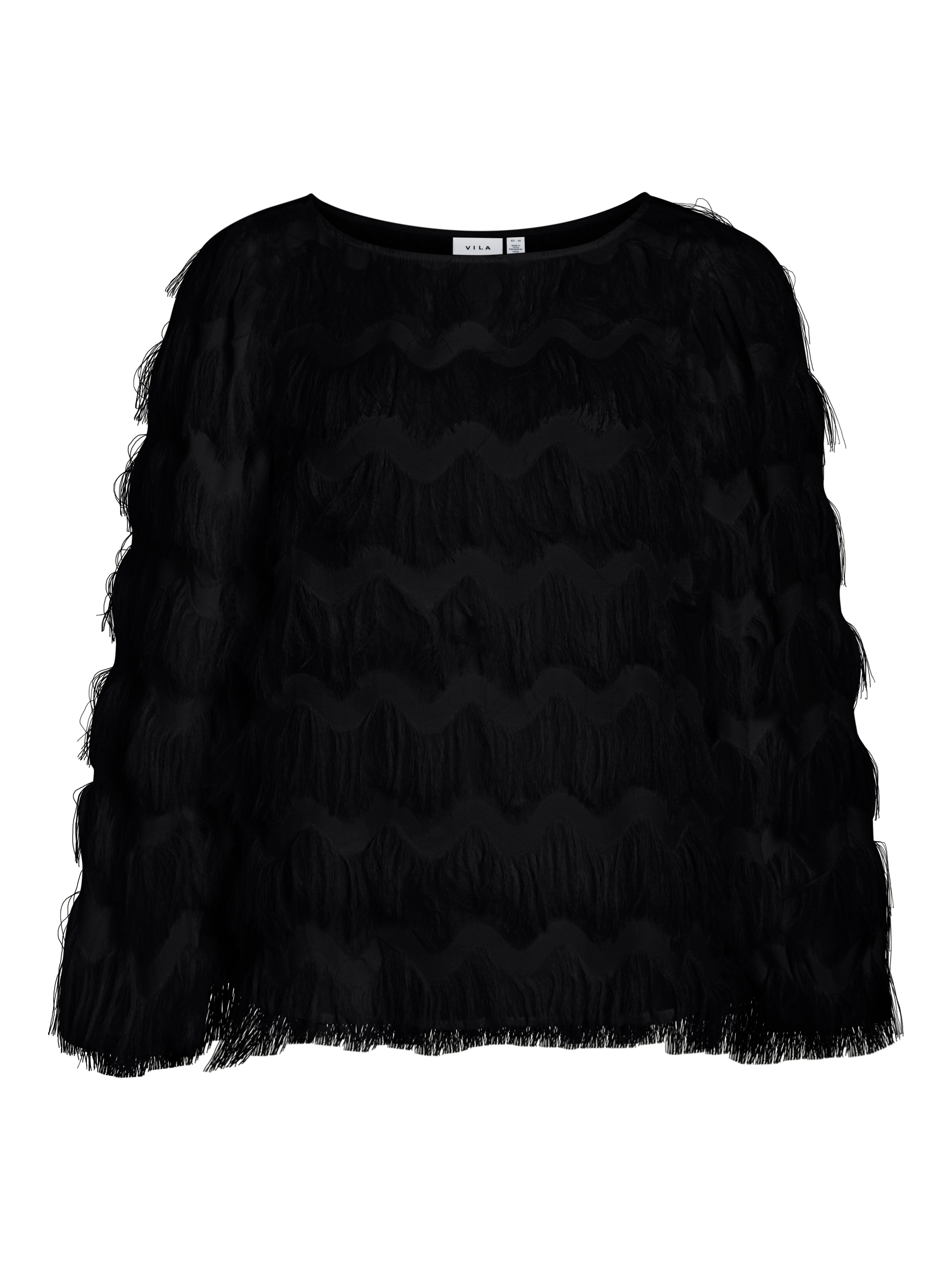 Susanna Fringe Top (Black Beauty)