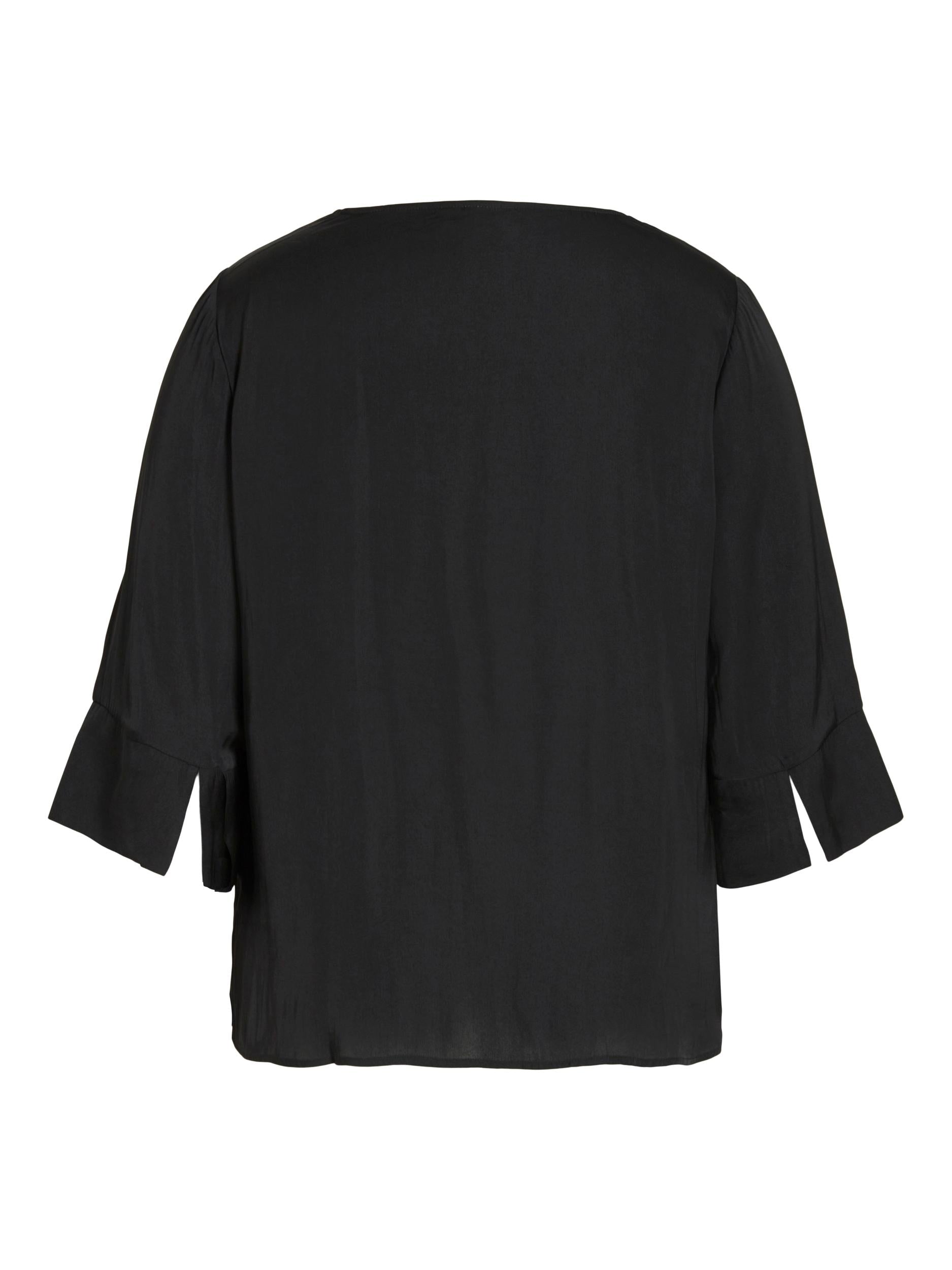 DREAMY V-NECK TOP (BLACK)