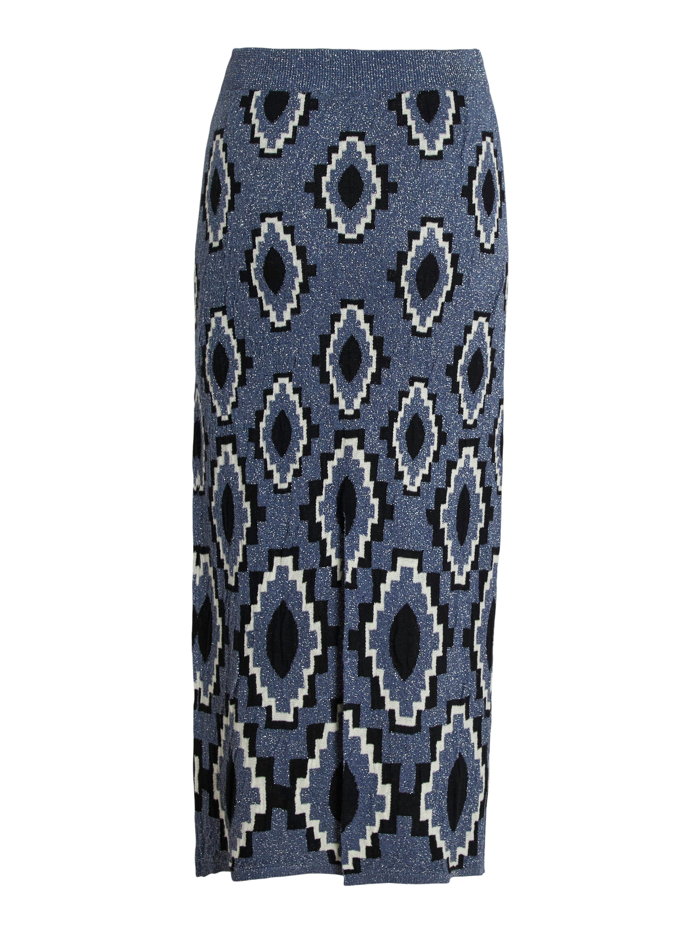 Carolinn Knit Midi Skirt (Vintage Indigo/Birch)
