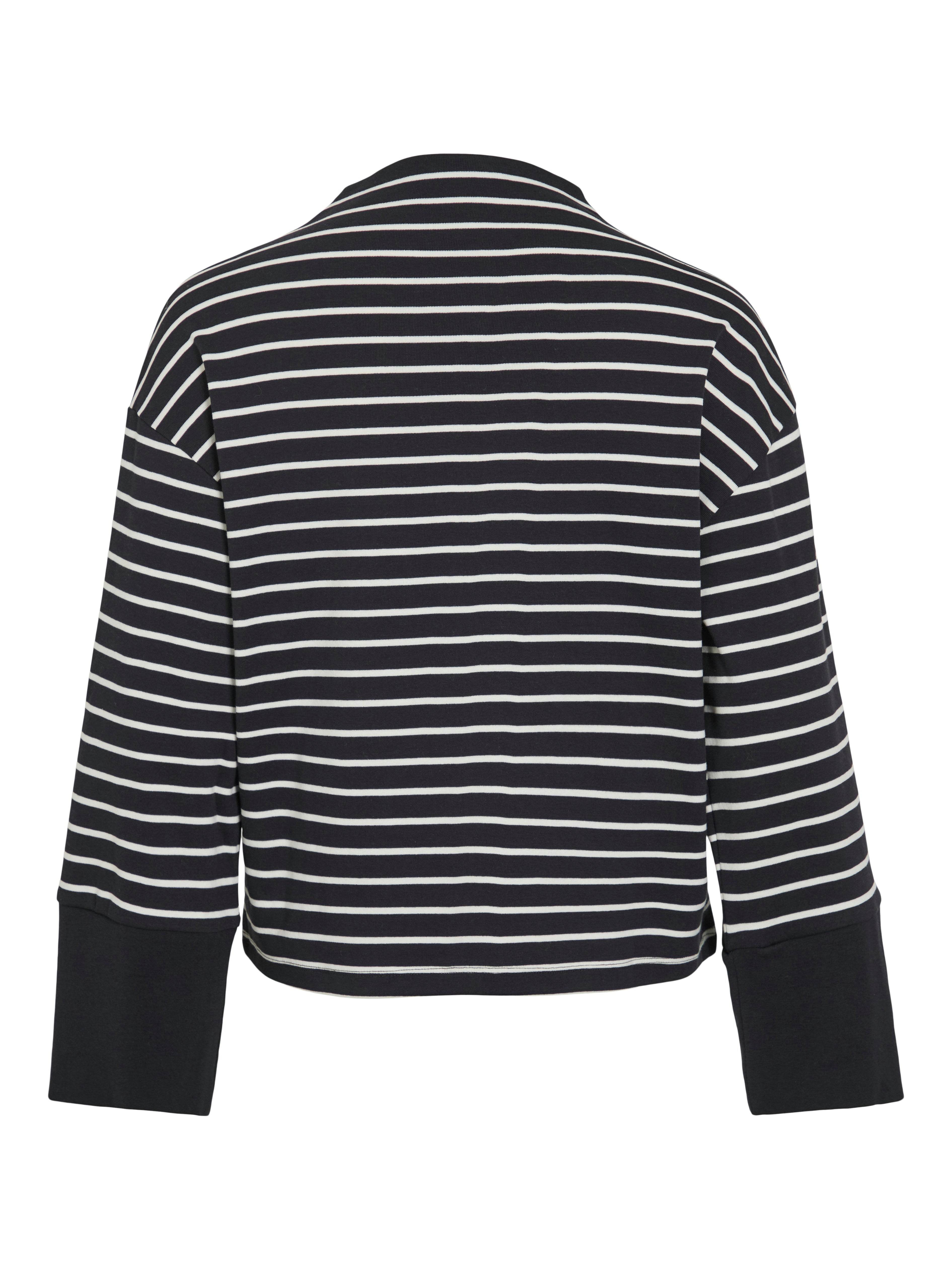 Melanie Funnel Neck Jumper (Black Beauty/Snow White)