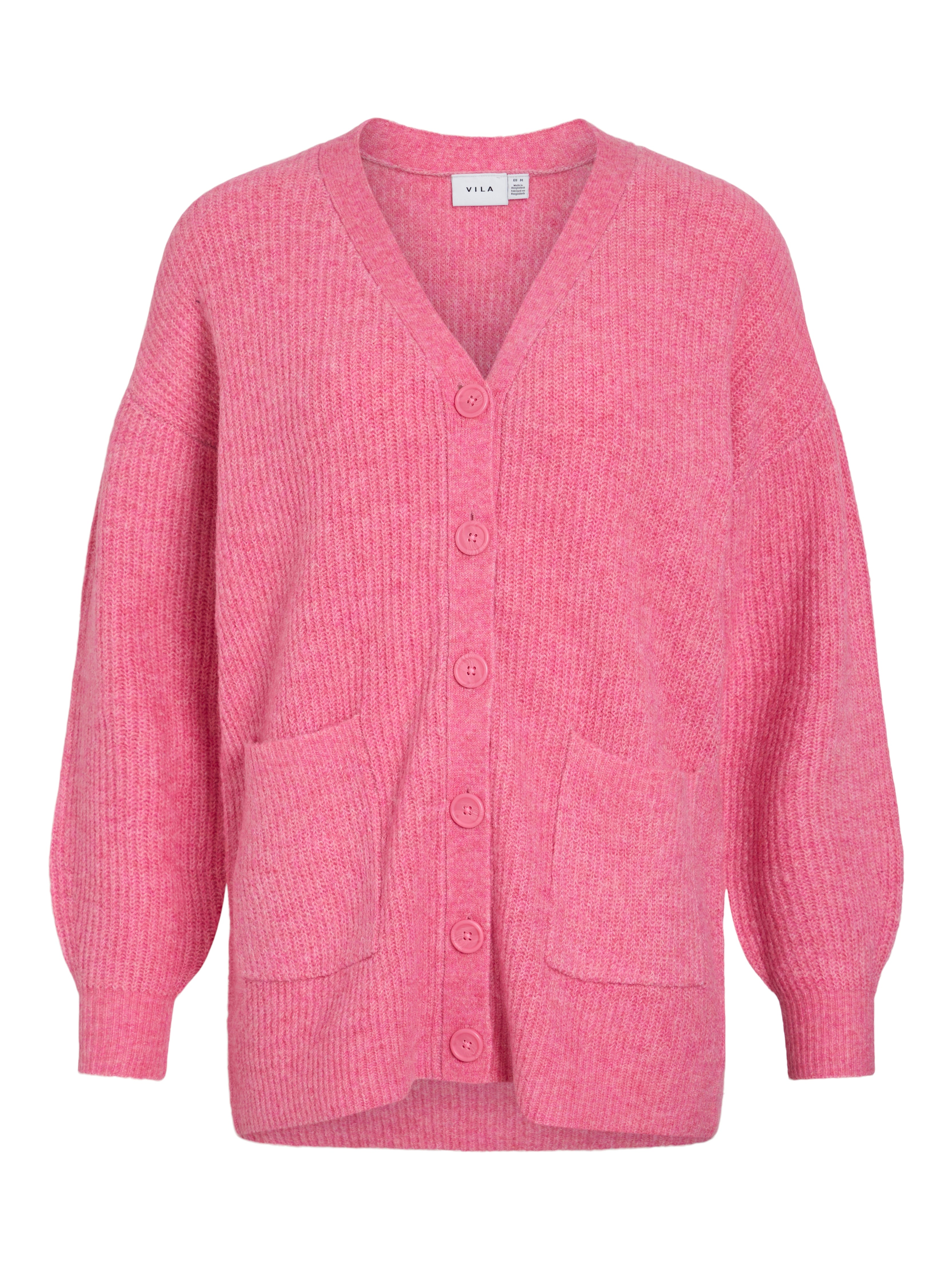 Mindy Oversized Knit Cardigan (Sangria Sunset)