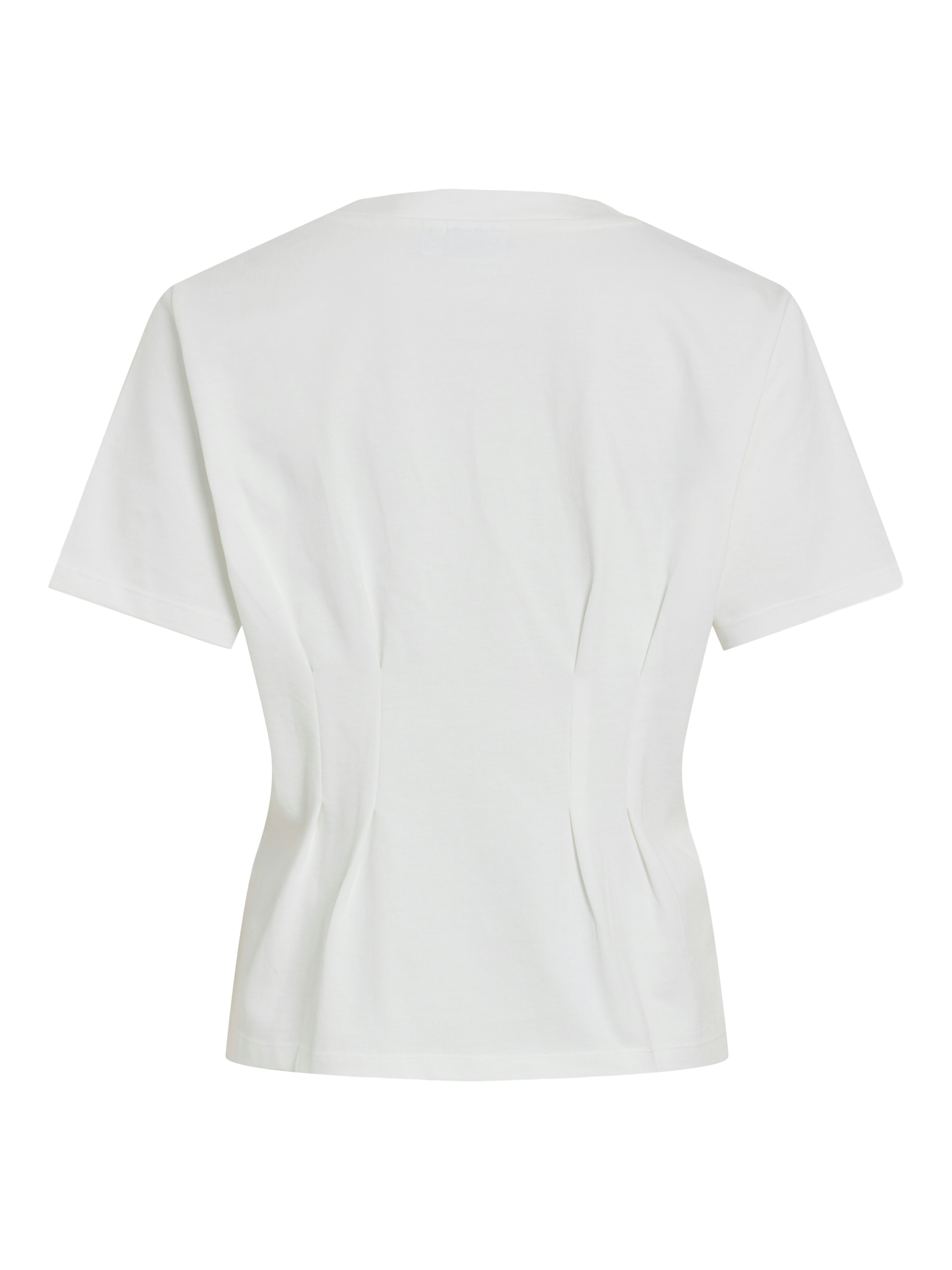 Maya Pleat T-Shirt (Snow White)