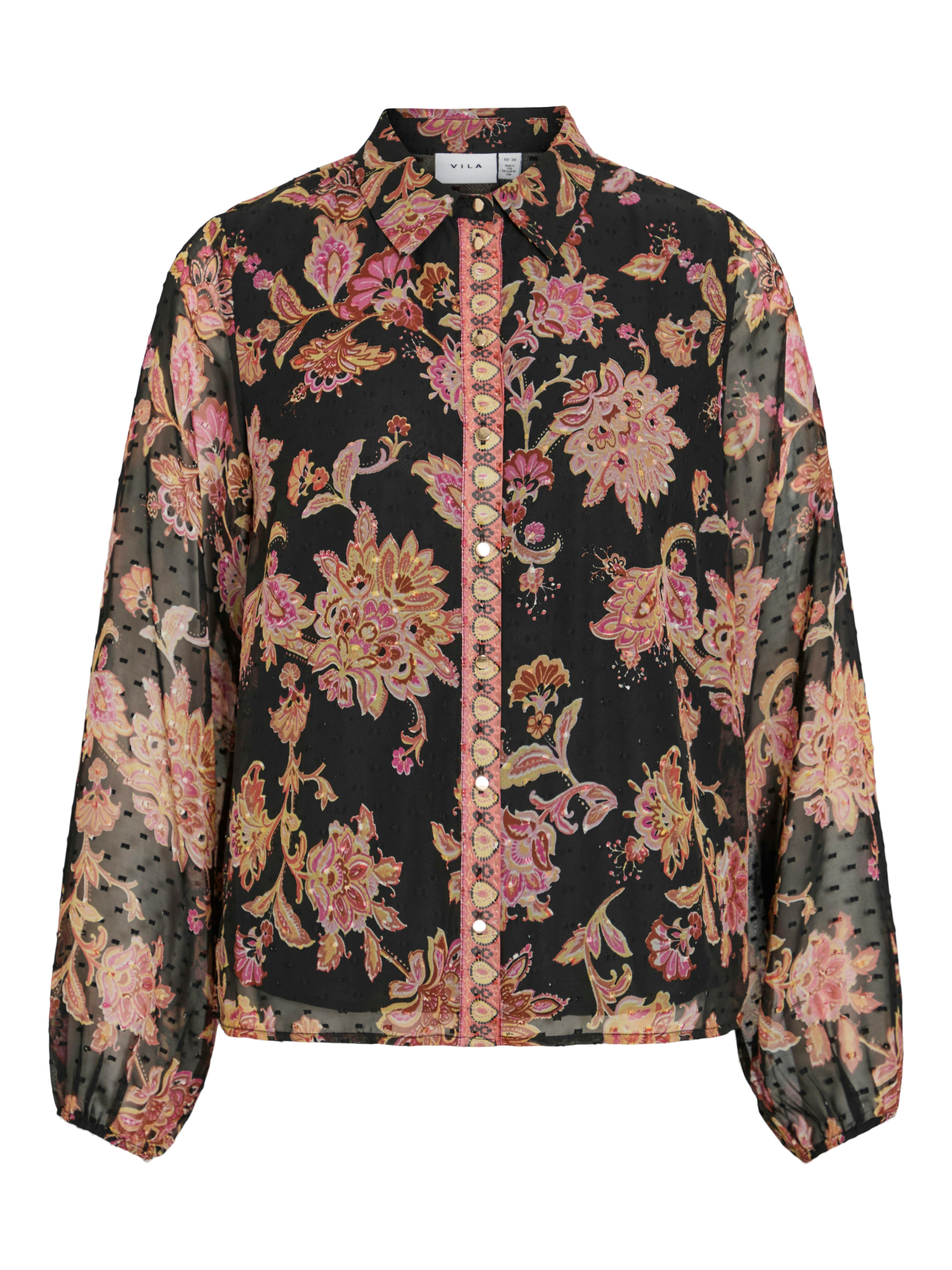 Pearl Printed Shirt (Black Beauty/Multi)