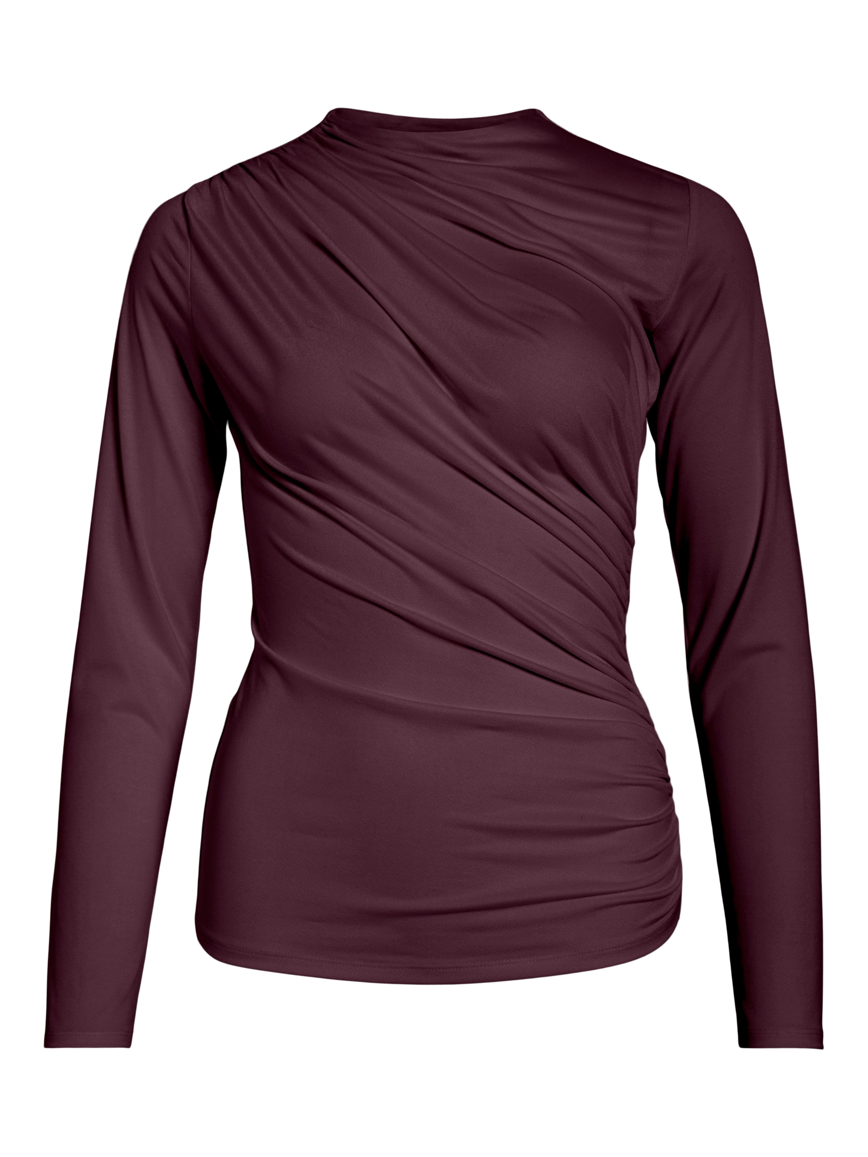 Zura Funnel Neck Top (Fig)