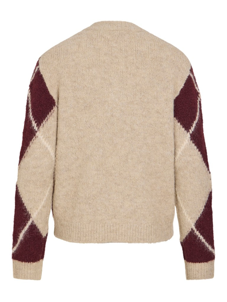 Libby Knit Jumper (Natural Melange/Port Royale)