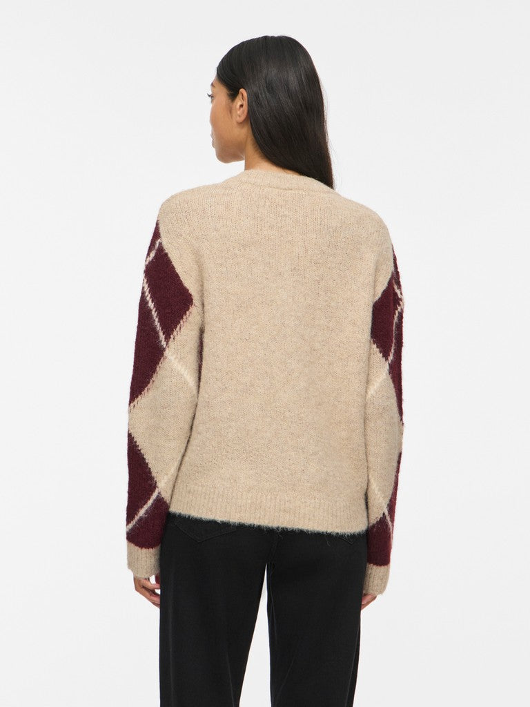 Libby Knit Jumper (Natural Melange/Port Royale)