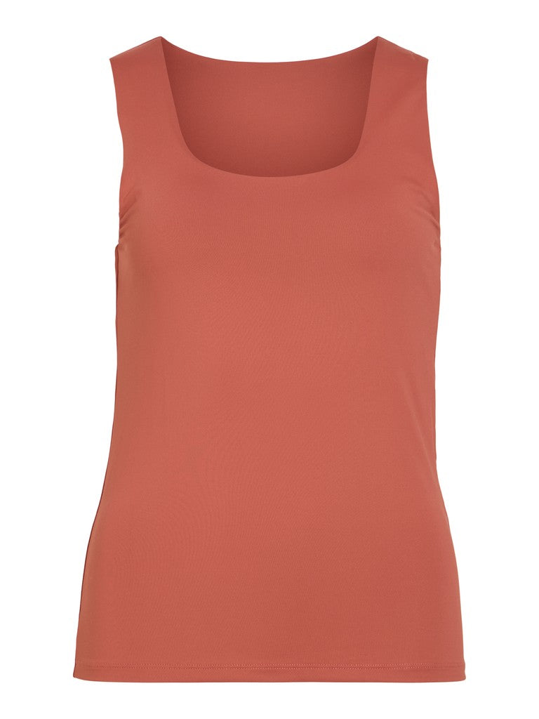 Kennza O-Neck Tank Top (Marsala)
