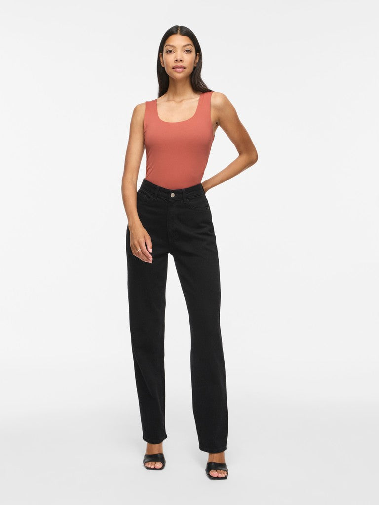 Kennza O-Neck Tank Top (Marsala)