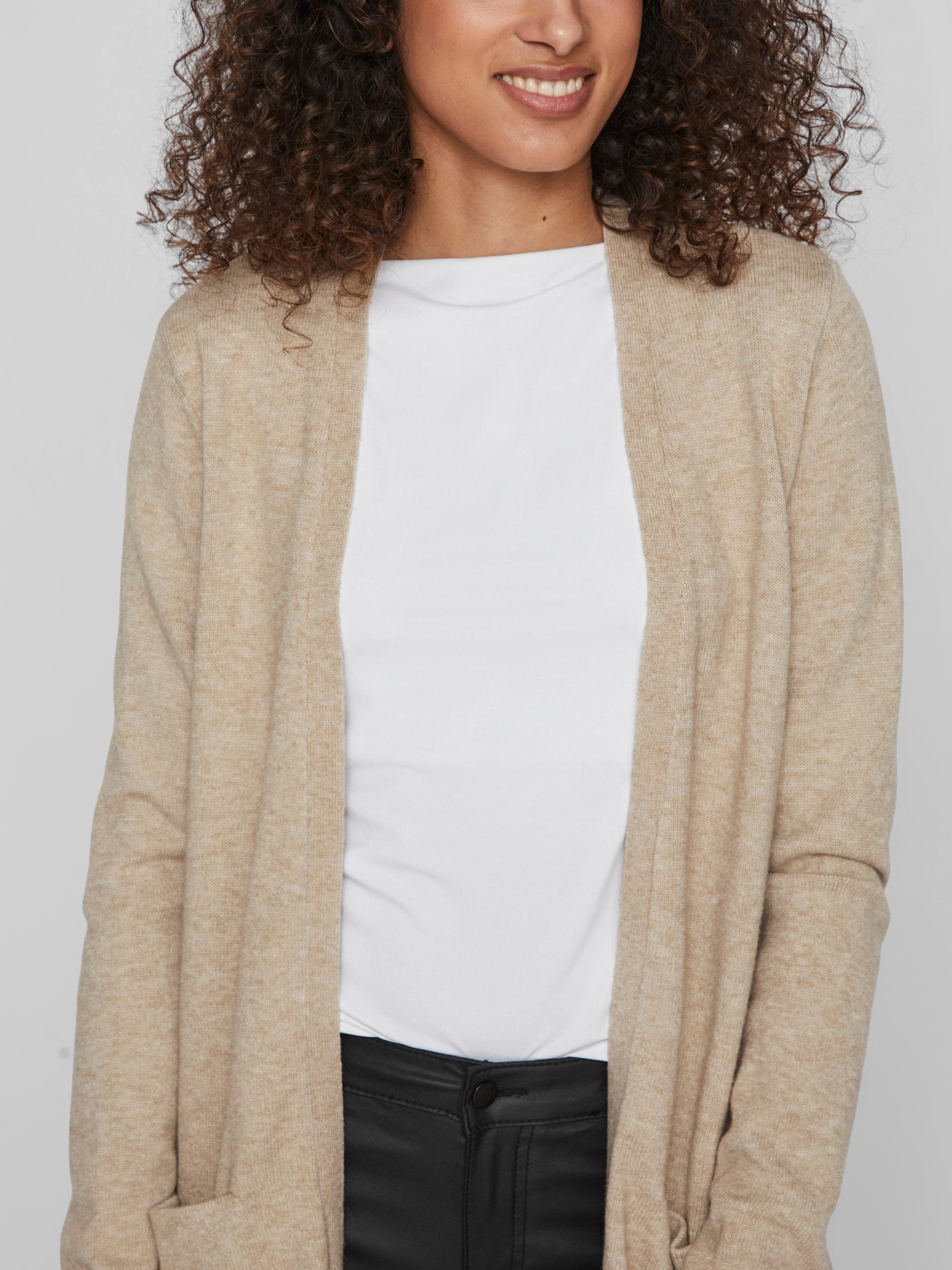 Ashley Open Knit Cardigan (Natural Melange)