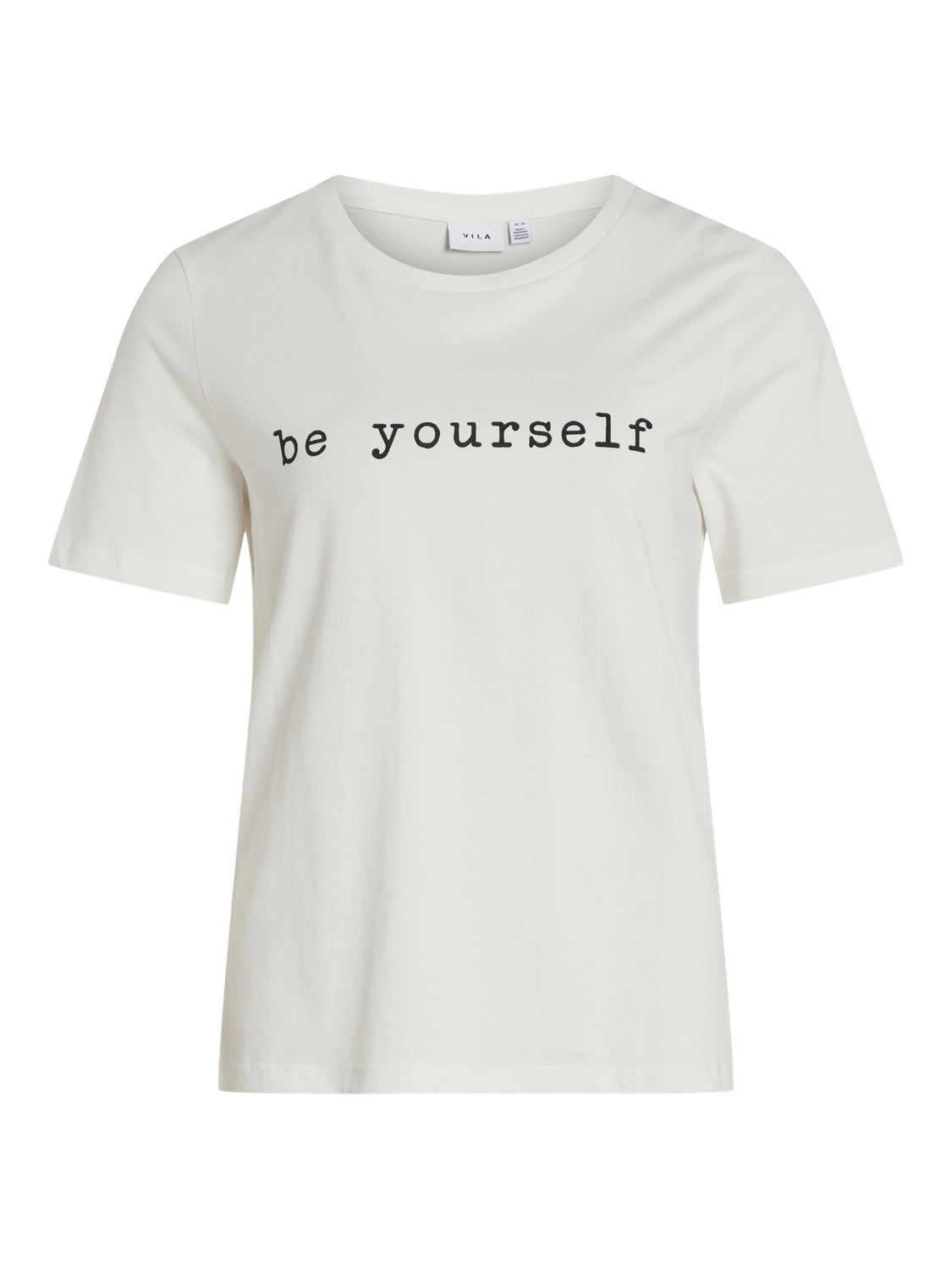 BE YOURSELF T-SHIRT (WHITE/BLACK)