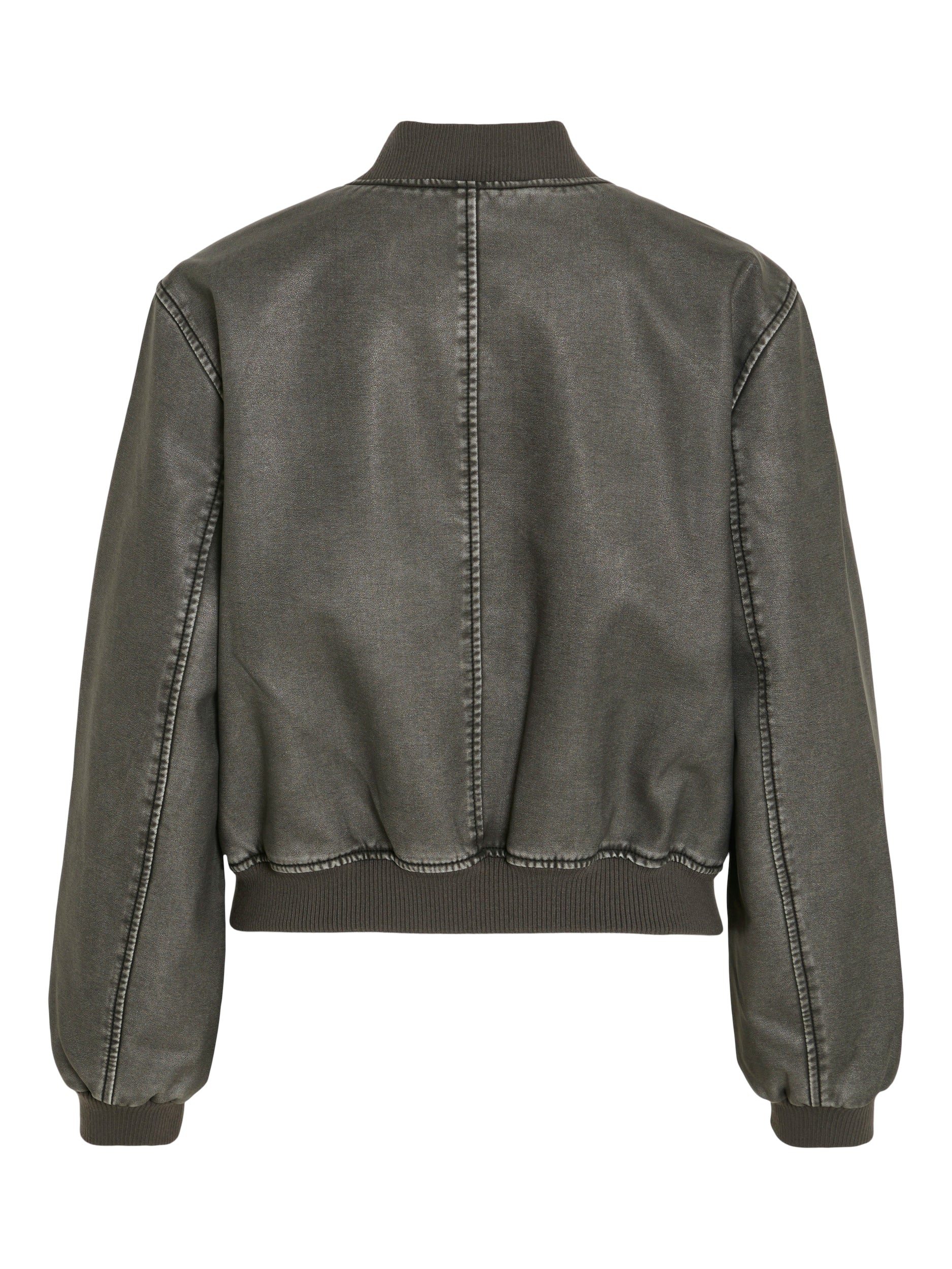 MACKA WASHED BOMBER JACKET (GREY)d