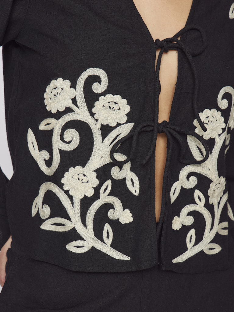 Pauline Top (Black Beauty/Birch)