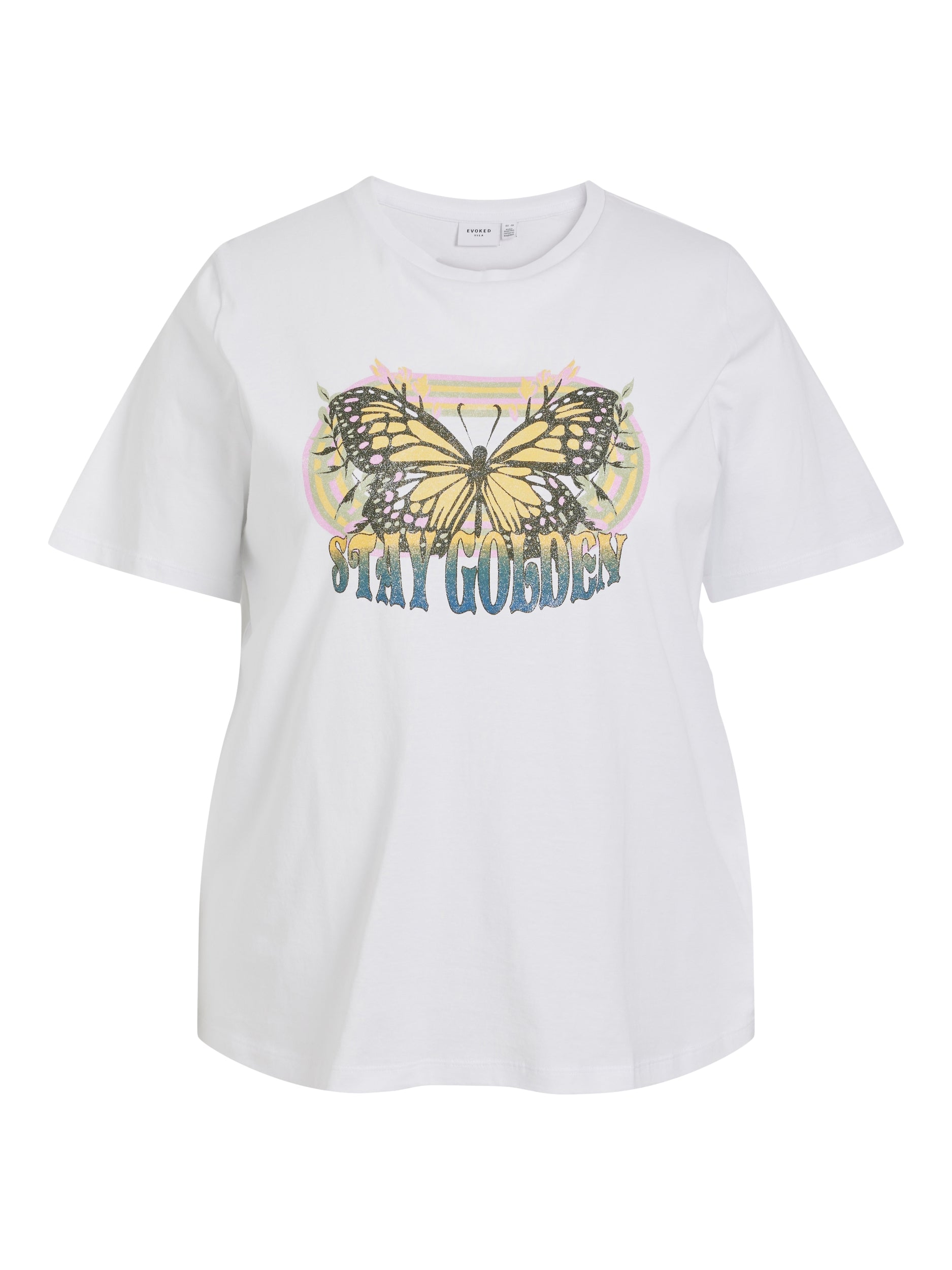 BUTTERFLY T-SHIRT (BRIGHT WHITE)