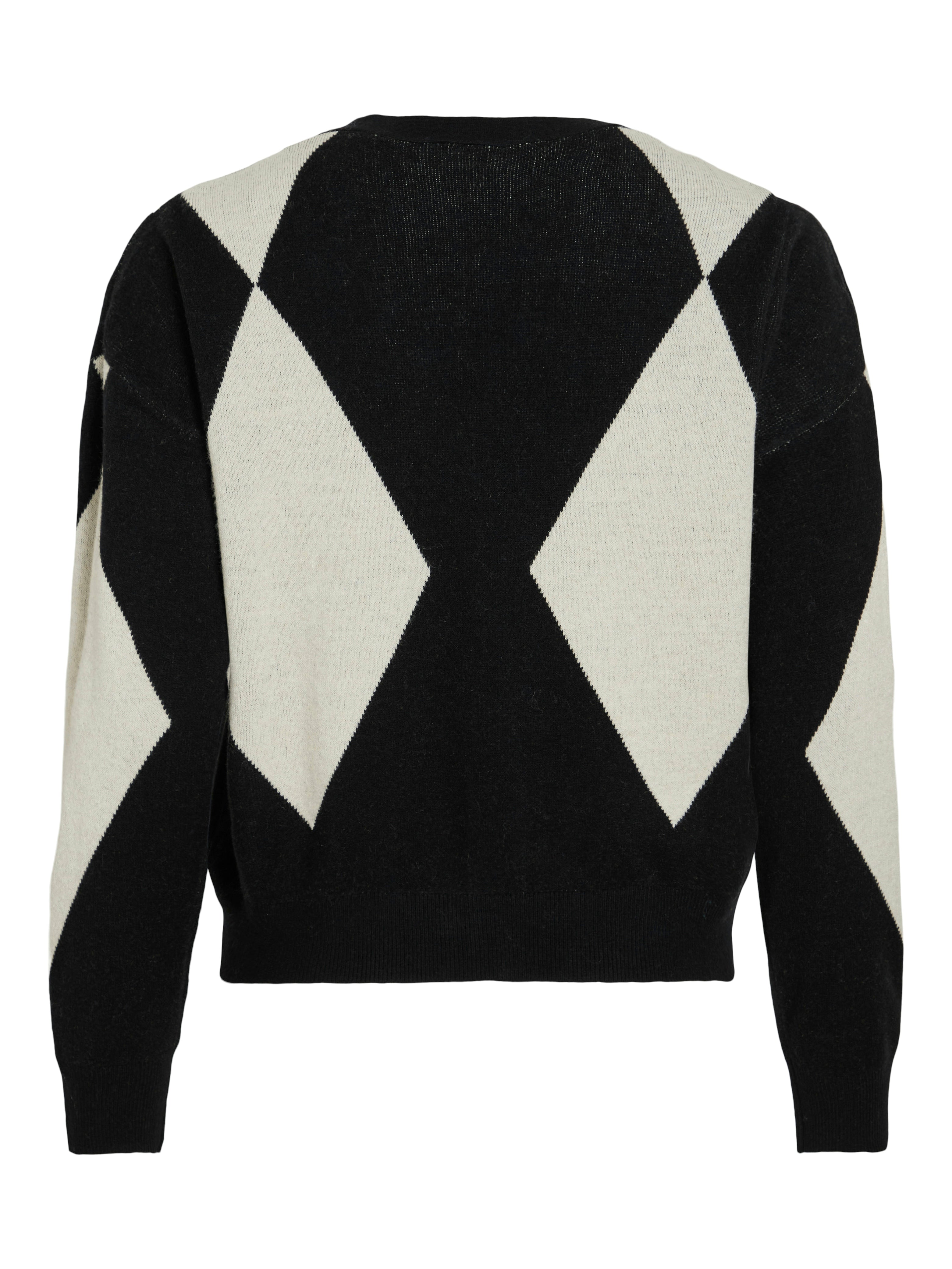 Diamond Cardigan (Black Beauty/Birch)