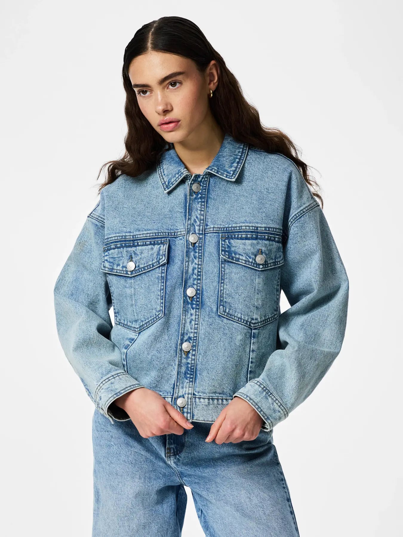 Elma Denim Jacket (Medium Blue)