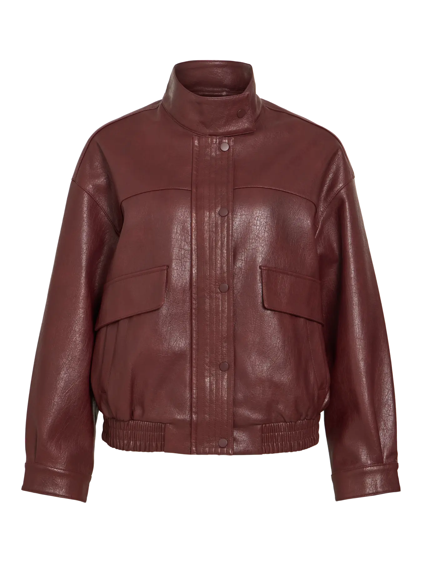 Maya Faux Leather Jacket (Port Royal)