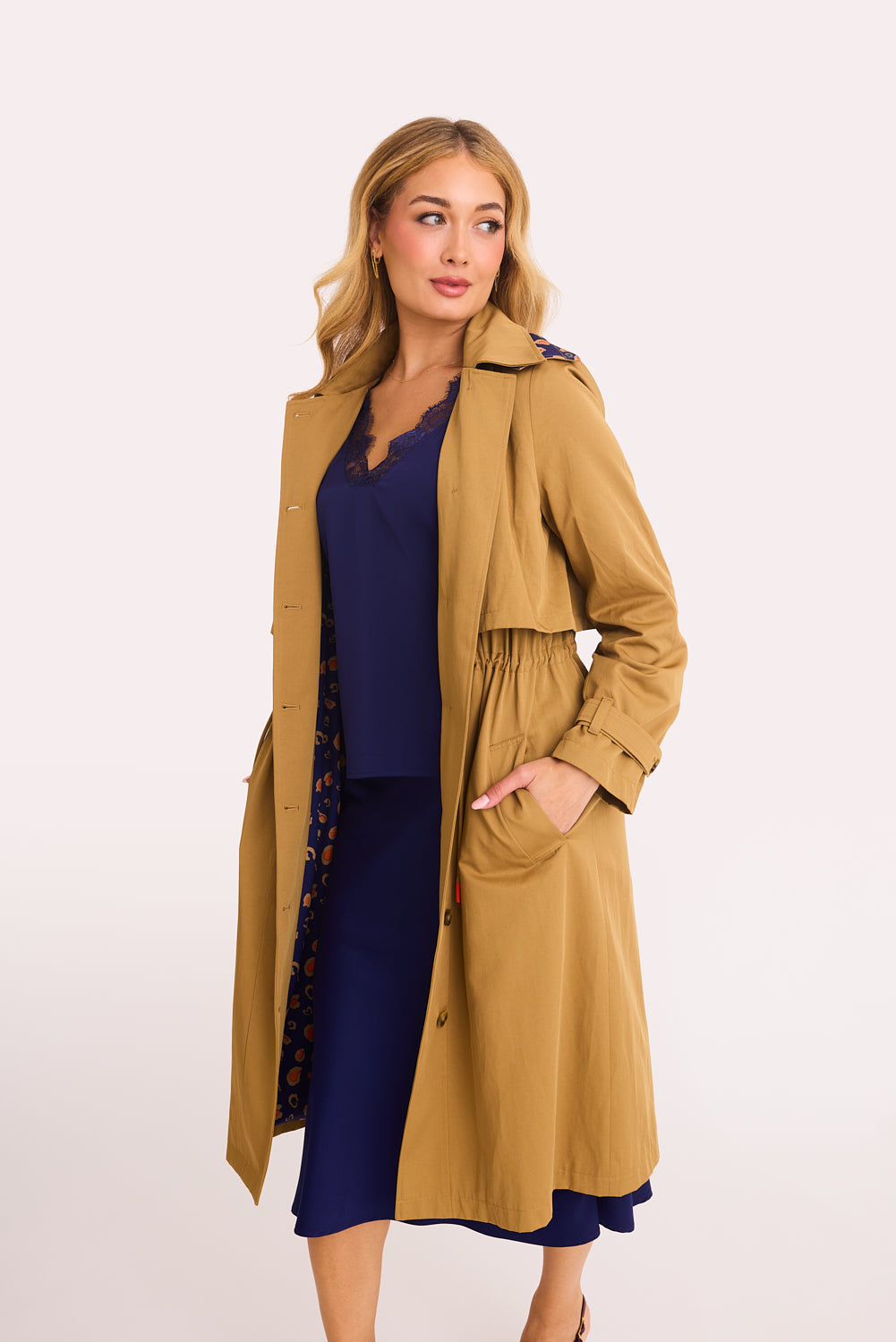 Adorn Trench Coat (Camel)