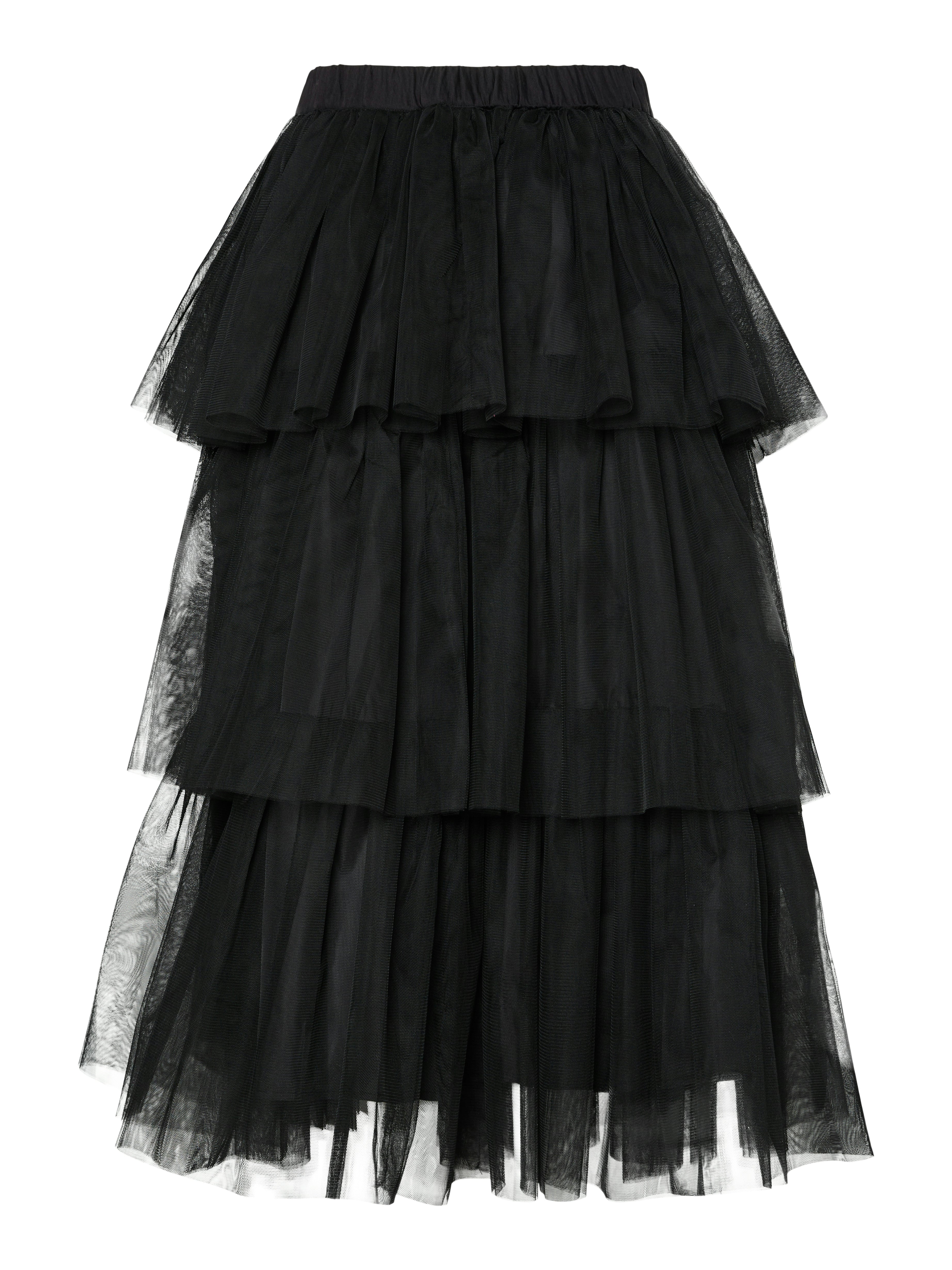 Leigh Tulle Skirt (Black)