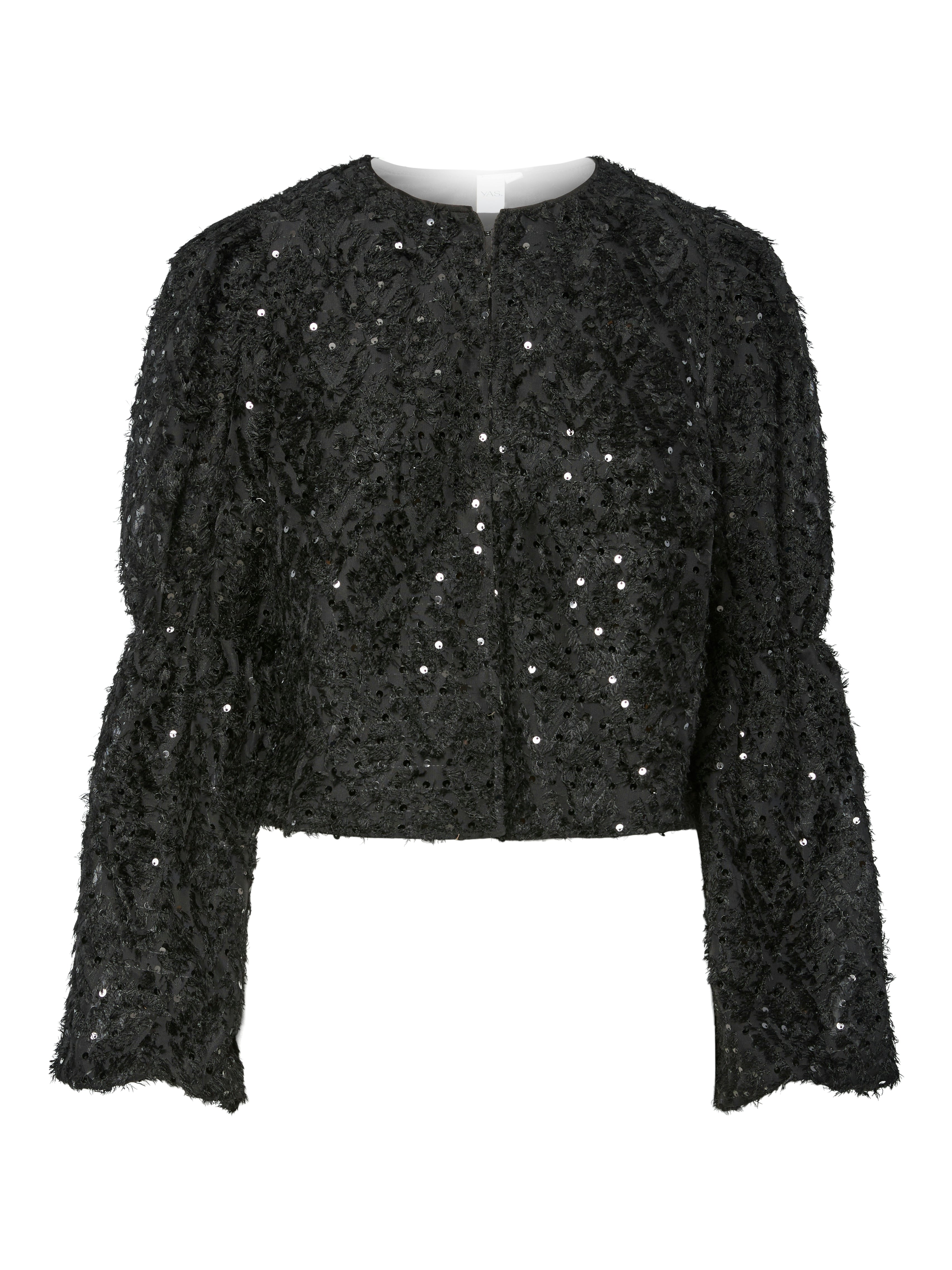 Rala Sequin Top (Black)