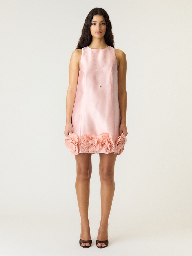 Selina Mini Dress (Blush Rose/Peach)
